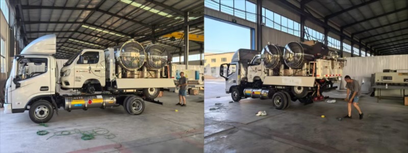 诸城k8凯发天生赢家一触即发机械双锅并联高压杀菌锅正式交付重庆客户